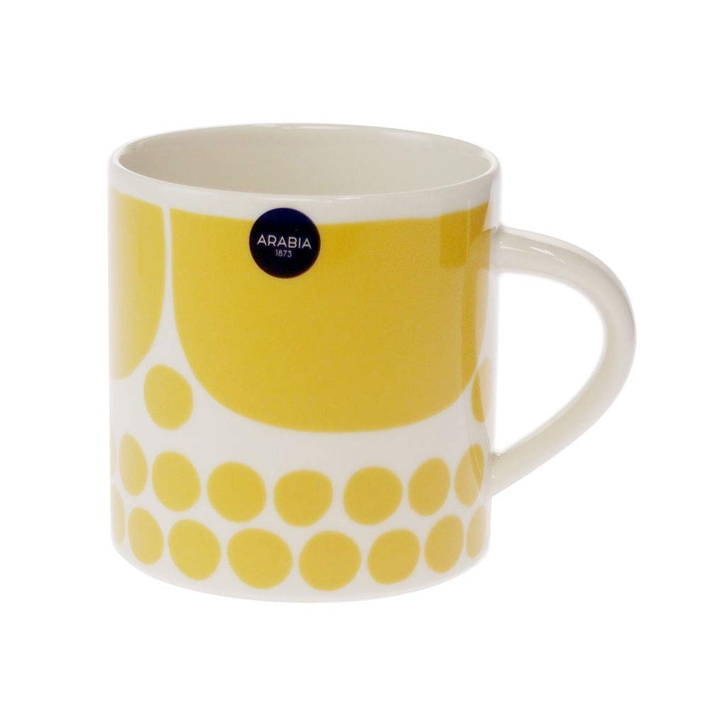 Arabia Sunnuntai Mug, 0.35L, Yellow [Parallel Import]