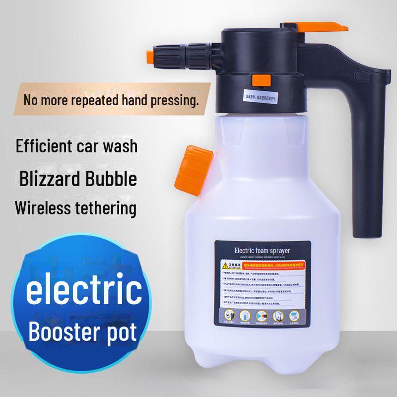 Rechargeable Electric Foam Spray Pot: Pressurized Car Wash Gun