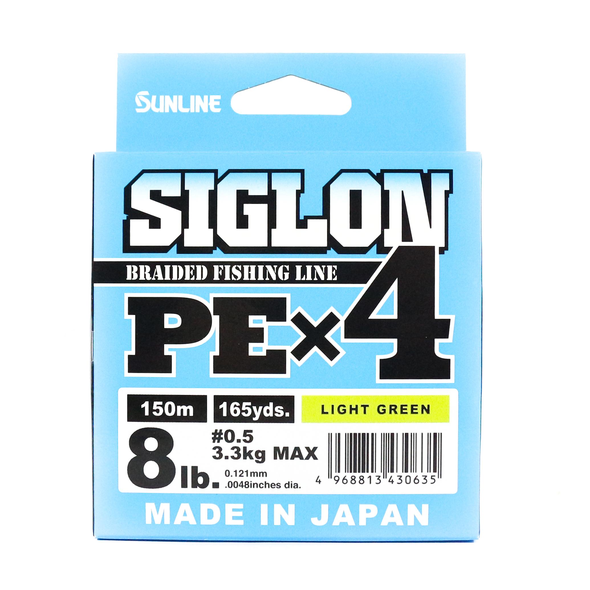 

Sunline PE Line X4 Siglon 150M PE 0,5 8 фунтов лаймово-зеленый (0635)