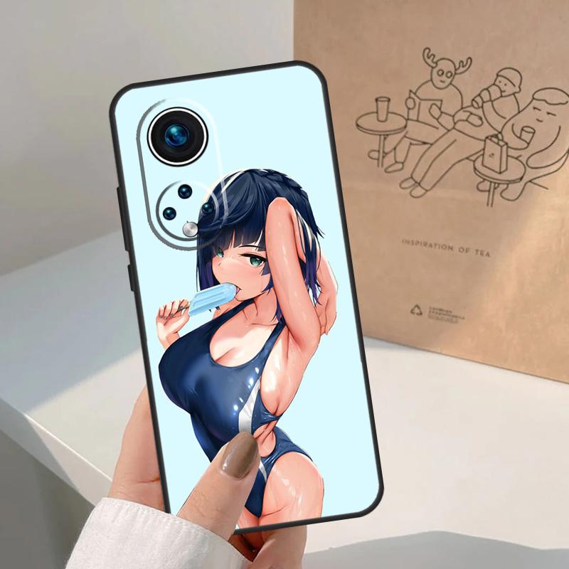 Genshin Impact Yelan For Honor Magic 8 Pro 7 6 5 Lite Case For Honor Win RT 200 400 50 70 90 X8b X9a X9b X9c X9d