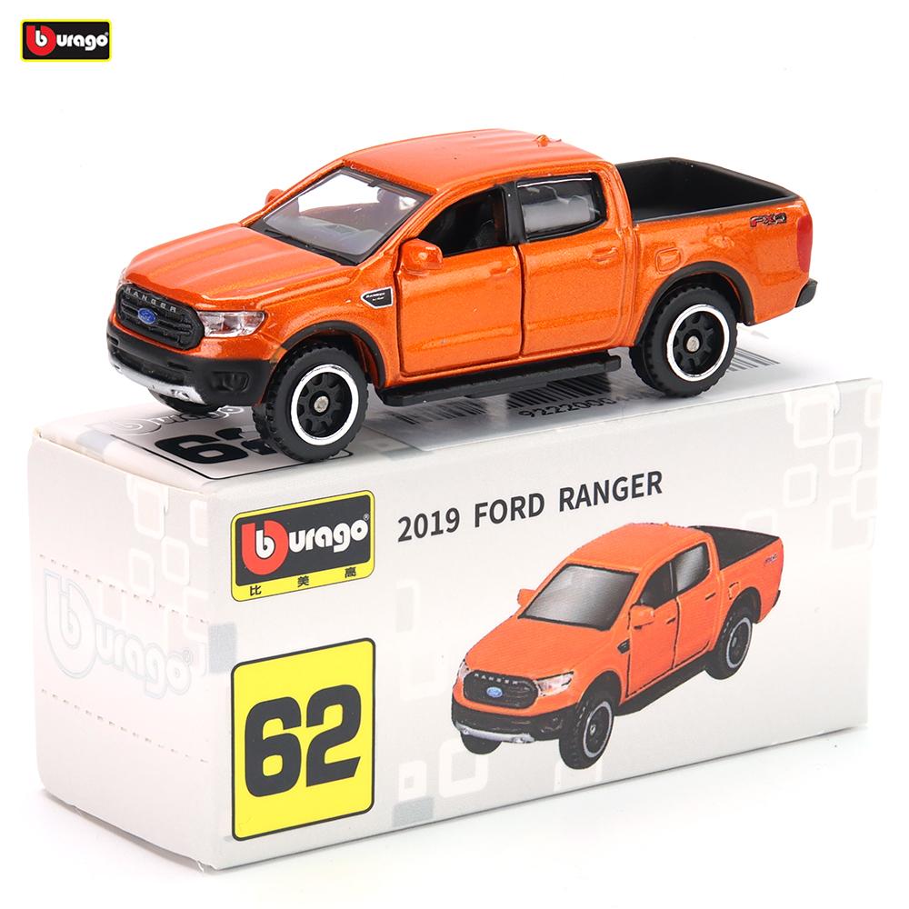 AABHT1 Bburago 1965 PONTIAC GTO Bugatti Lamborghini Cadillac Benz BMW Scale Car Model Replica Collection Kids Xmas Gift Toys for Boys