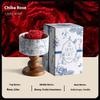 Scented Candle Camellia Shape Gift High-end Creative Ceramic Candle Holder Handmade Fragrance
