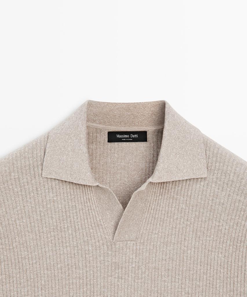 Masimodutti Cotton Knit Polo