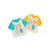 Summer Short-Sleeve Children's Ins Clothing Boys' Color-Blocked Short-Sleeve Cartoon T-Shirt for Toddlers and Young Children, Dinosaur Loose Top