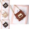 Mini Waist Bag With Chain Strap For Men And Women In Pu Material For Street Style Fashion