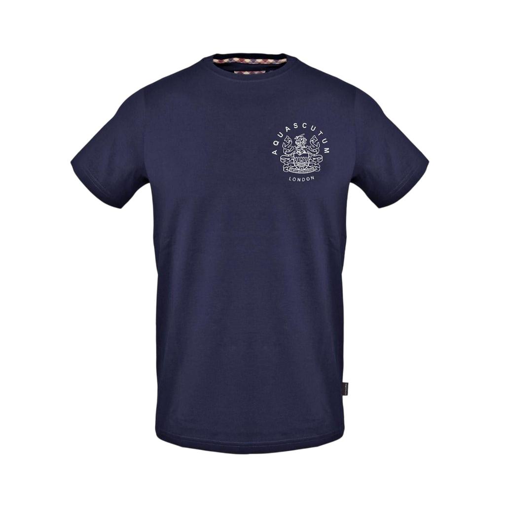 Aquascutum Mens Jersey Crew Neck T-Shirt