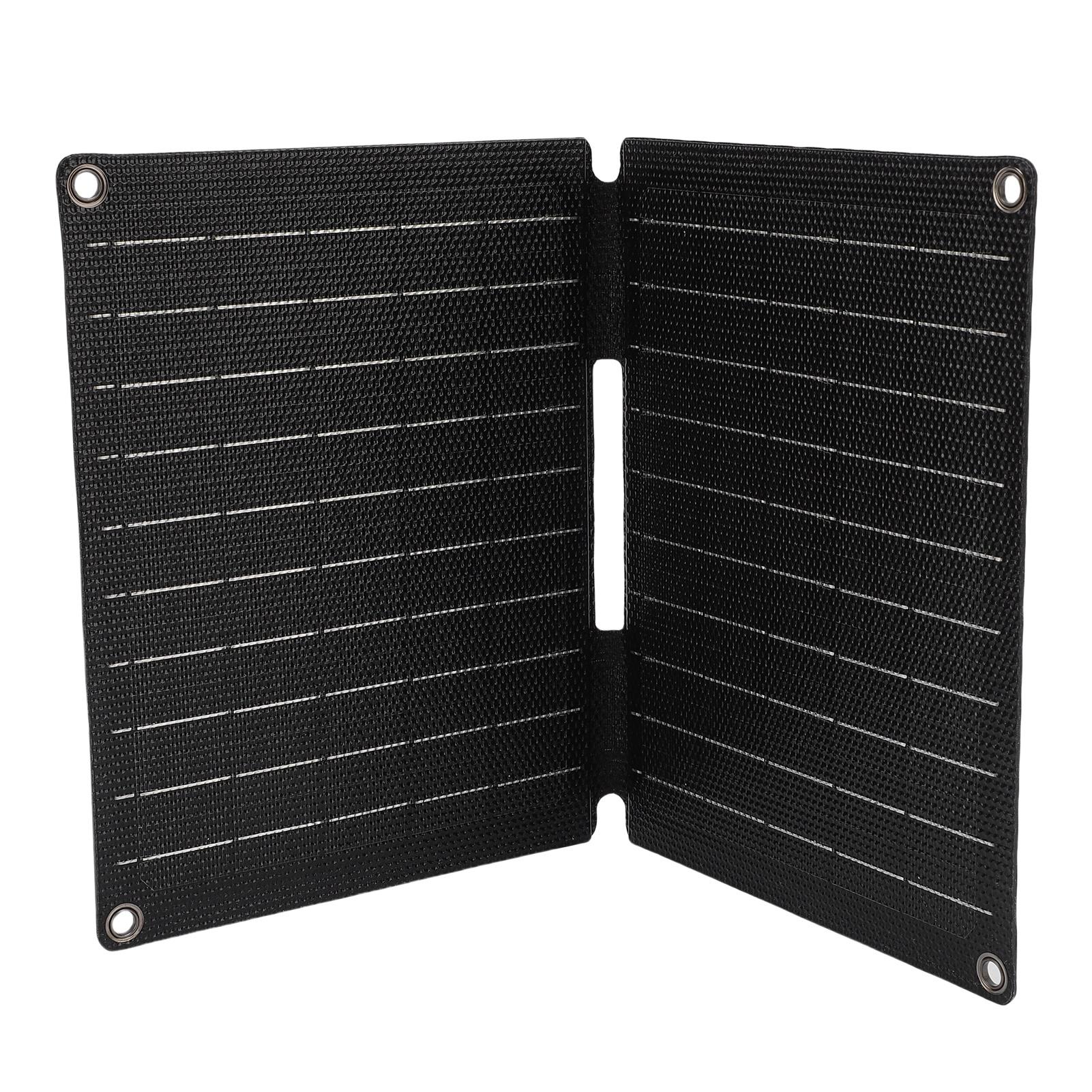 Portable Solar Panel Charger 16W ETFE Monocrystalline Silicon Foldable Solar Charging Panel for Camping RV Emergency