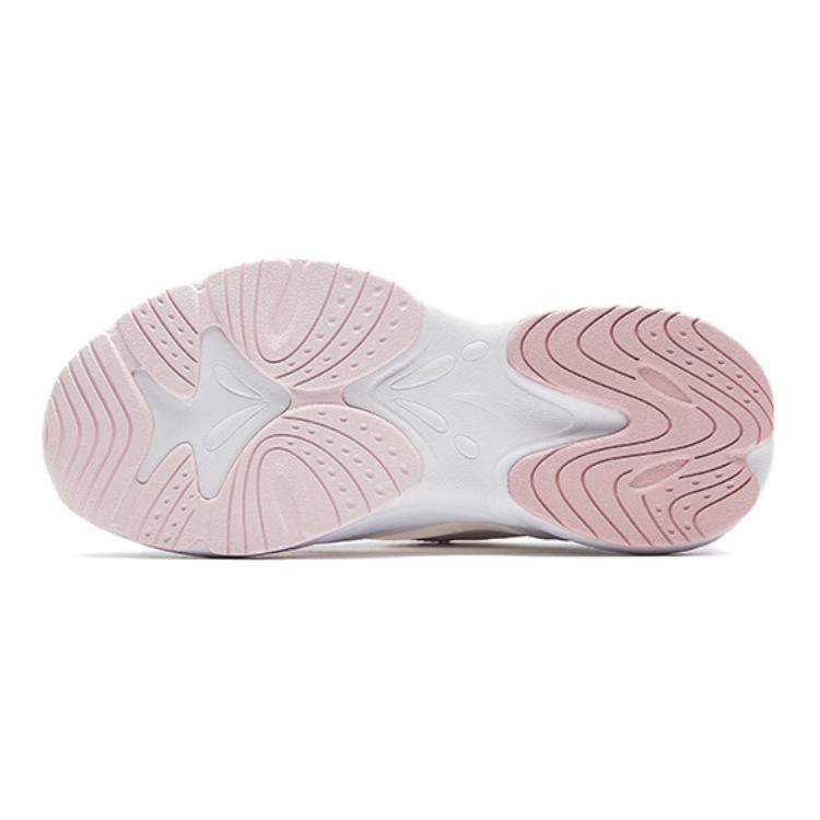 Anta Comfortable Versatile Non-Slip Wear-Resistant Low-Top Casual Shoes Kids Casual Shoes White Pink 322439925-1