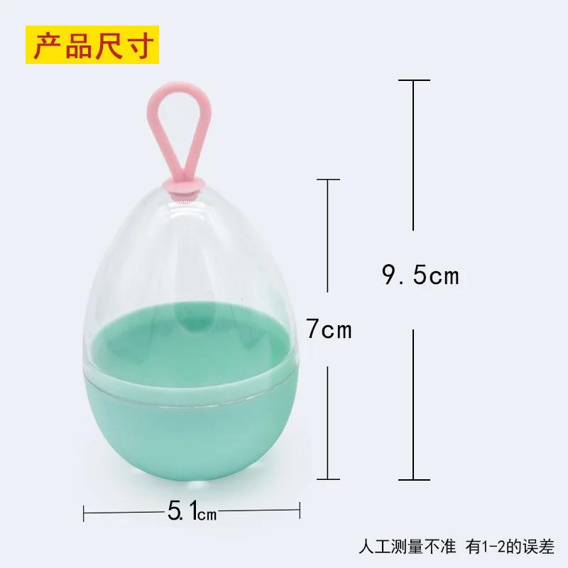 Empty Transparent Puffs Drying Box Storage Case Portable Sponge Stand Cosmetic Egg Shaped Rack Makeup Blender Puff Holder