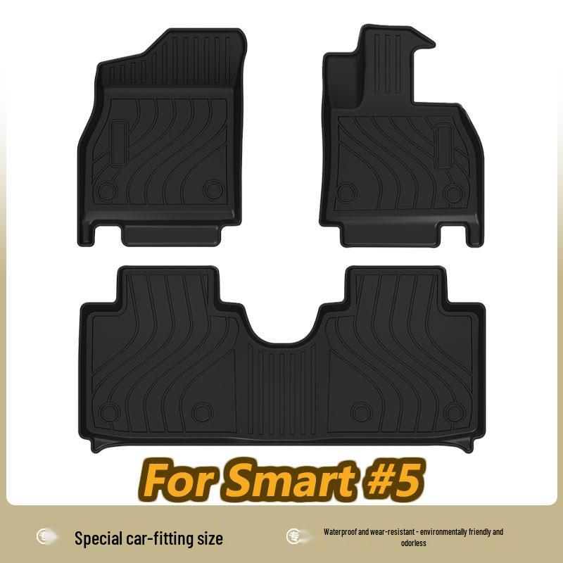 Smart #5 RHD Floor & Trunk Mats - TPE Interior Accessories for Mercedes.