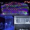1.5x1.5m/3x2m/6x4m LED Strip Net Mesh Fairy String Lights Christmas Garland Outdoor Home For Wedding/Party/Garden Decor With EU Plug