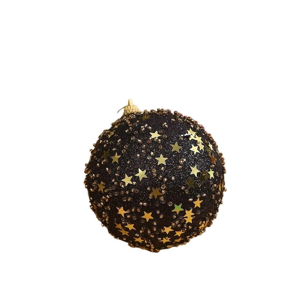 

с Пайетками и Лентами Шары для Новогодней Елки 8см Подвеска на Елку Окно Style E