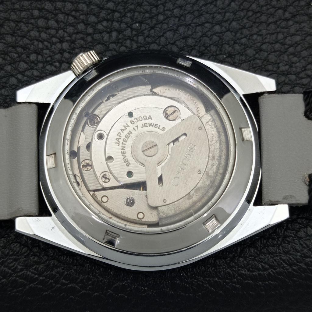 VINTAGE REFURBISHED SEIKO 5 AUTOMATIC JAPAN MENS GREY COLOR DIAL WATCH A440461-9 Sk-a440461-1