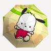 1pc Sanrio Characters Automatic Opening/Closing Umbrella with Foldable Design, Iron Frame, Outdoor Use, Festival Gift for Fans, Travelers, Daily Use,
