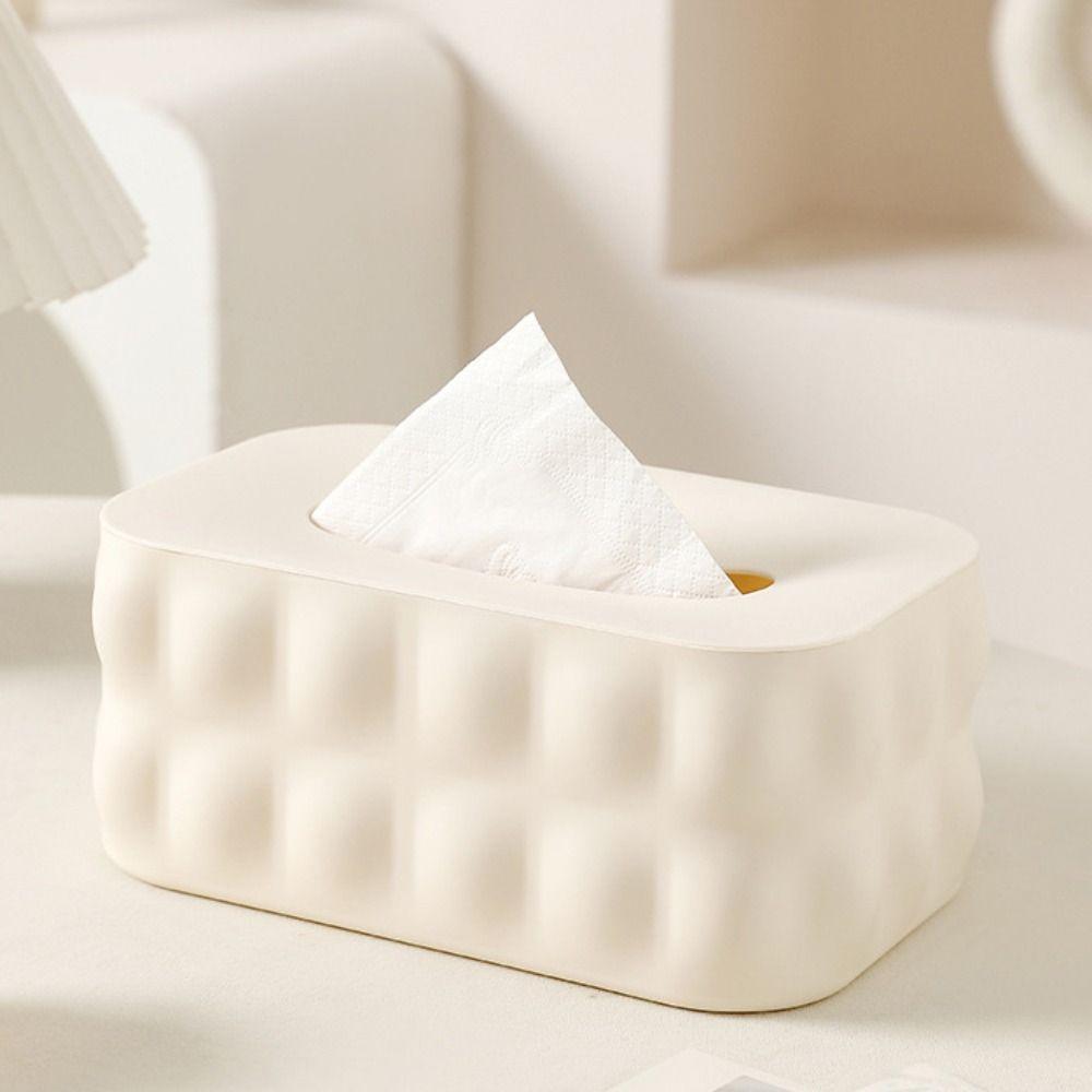 With Cover Napkin Box Simplicity Paper Storage Holder Toilet Tissue Box  Home Use