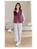 Women's Layered Sleeveless Vest Jacket - 2025 Spring/Autumn Trendy Outerwear for Moms