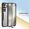 For Samsung Galaxy M36 5G Case Acrylic+TPU Clear Phone Cover with PET Screen Film