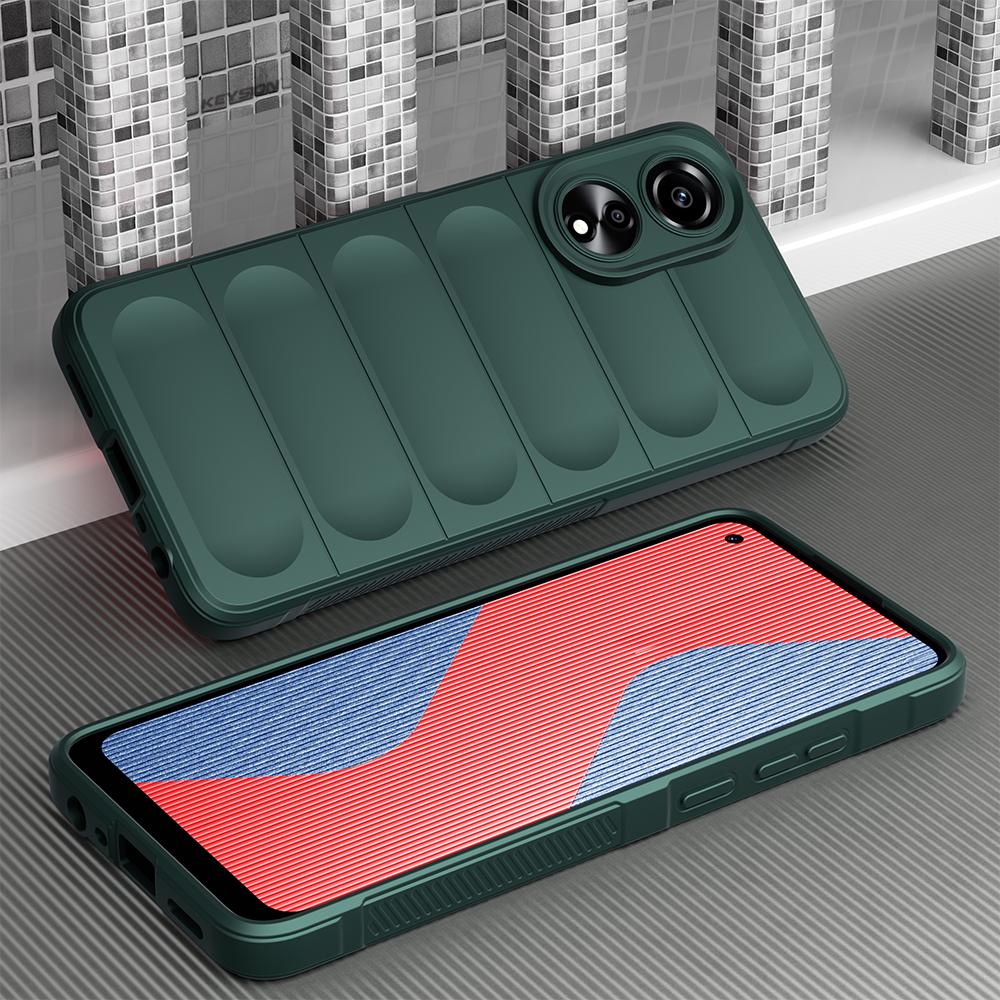 KEYSION Shockproof Matte Case for OPPO A3 Pro 5G A60 4G Anti-skid Soft Silicone Phone Back Cover for OPPO A60 4G A3 Pro 5G