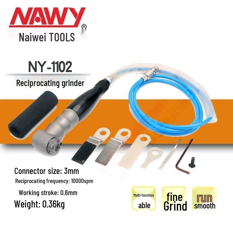 Naiwei Pneumatic Ultrasonic Air File Tool for Grinding, Trimming, Polishing, and Deburring