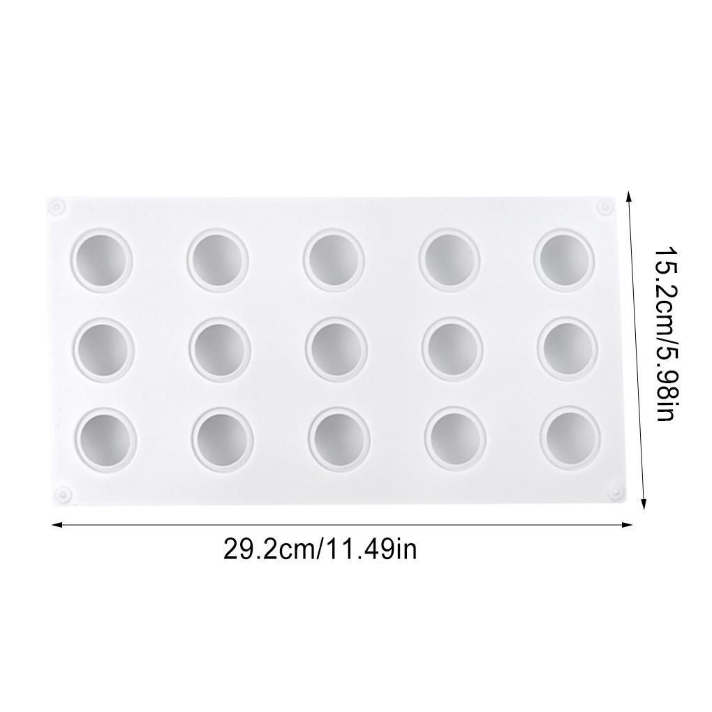 15 Girds Silicone Ball Mold Spherical Ice Cream DIY Baking Molds Bakeware Accessory Decorating Tool Shaping Tools