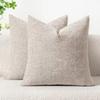 Orange Geometric Pattern Cushion Covers Polyester Pillowcase for Sofa, Bedroom, Living Room 45x45CM Christmas Decorative Pillows