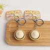 Cute Steamed Bun Press Keychain Realistic Dimsum Design Stress Relief Fidget Toy For Office School For Adult And Kids