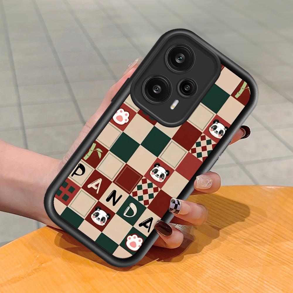 Měkký silikonový čtvercový žebříkový vzor tisku Pouzdro telefonu Plný kryt fotoaparátu Ochranné gumové pouzdro odolné proti nárazům pro Xiaomi Redmi