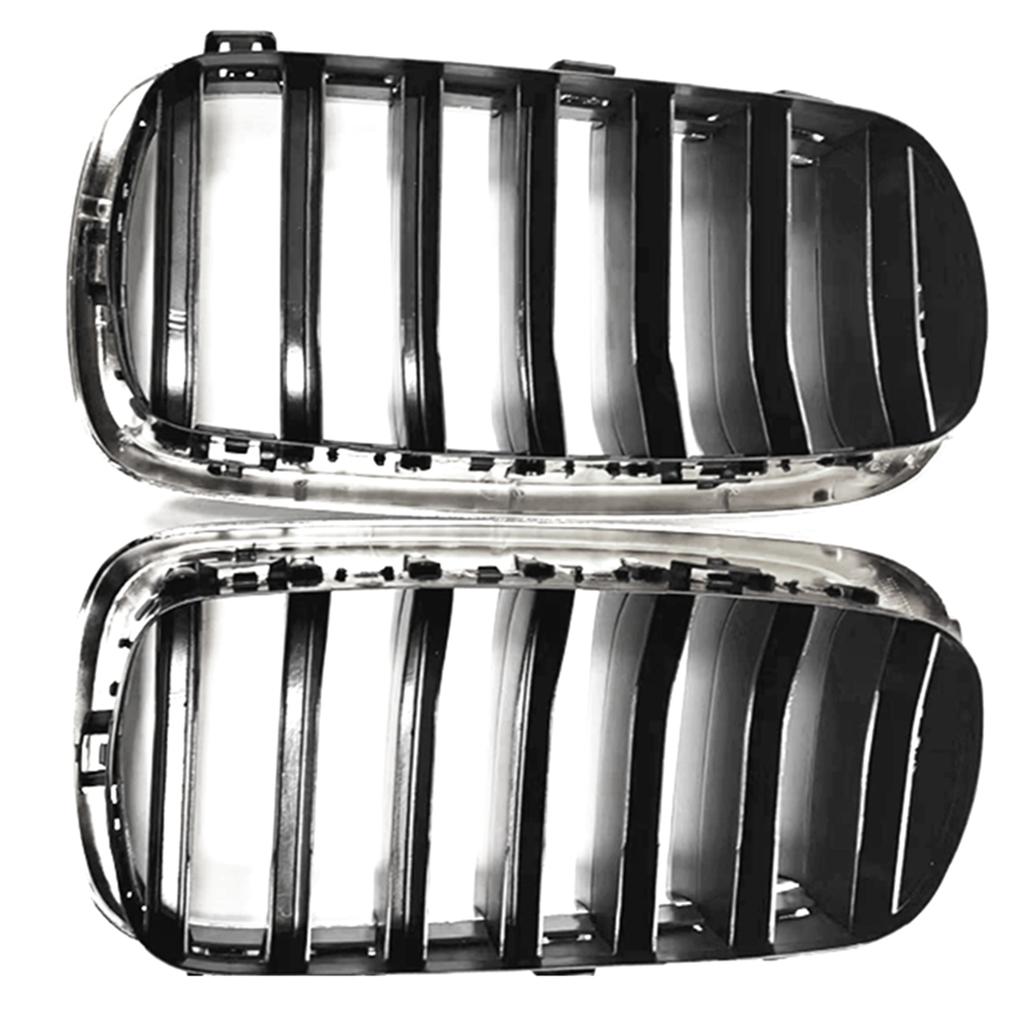 Plain Front Bumper Grille Grill /Middle Grille Radiator Grille For BMW X5 F15 X6 F16 2013-2018