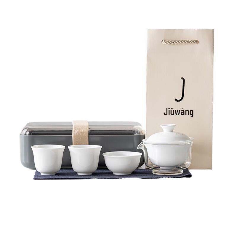 Portable Kung Fu Tea Set with Gaiwan