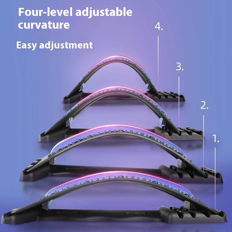 1Pc Lumbar Back Soothing Device Stretch Lumbar Spine Relieve Nerve Compression Magnetic Massage Lumbar Vertebrae Back Corrector