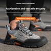 Plastic Toe Safety Boots Industrial Security Anti Smash Shoe Construction Anti-slip Work Shoes Comfortable Safety Shoes for Men