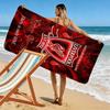 Name Custom Liverpool Football Club Print Beach Towel, Large Soft Quick Dry Towel for Beach Camping Swimming