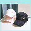 Spring Summer Mesh Baseball Cap With Rhinestones And Star Embellishments For Womens Sun Protection