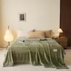 High-gram weight skin-friendly magic velvet glutinous velvet jacquard pull blanket blanket can be used in all seasons