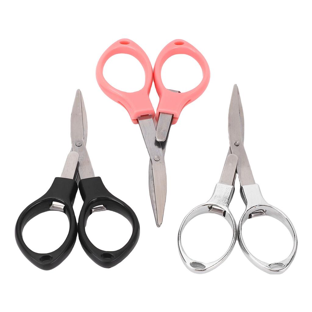 3pcs Nail Scissors Stainless Steel Scissors Multifunctional Manicure Tool for Travel