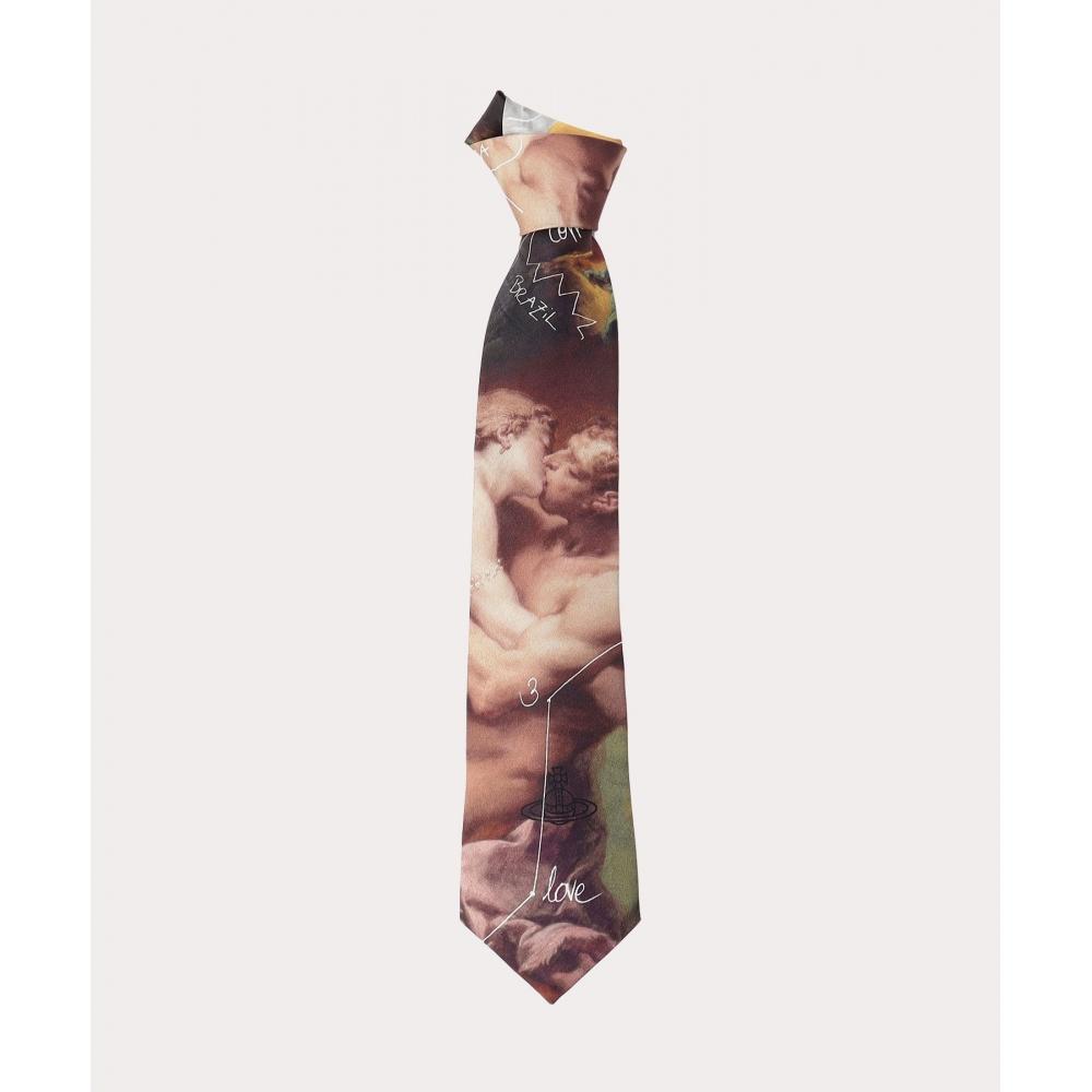 

Галстук Vivienne Westwood Japan THE KISS 149412TIE85 Коричневый