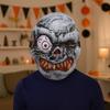 Masque intégral effrayant tête de fantôme Casque tête de fantôme borgne Accessoires de farce Couvre-chef fantôme Événement Cosplay