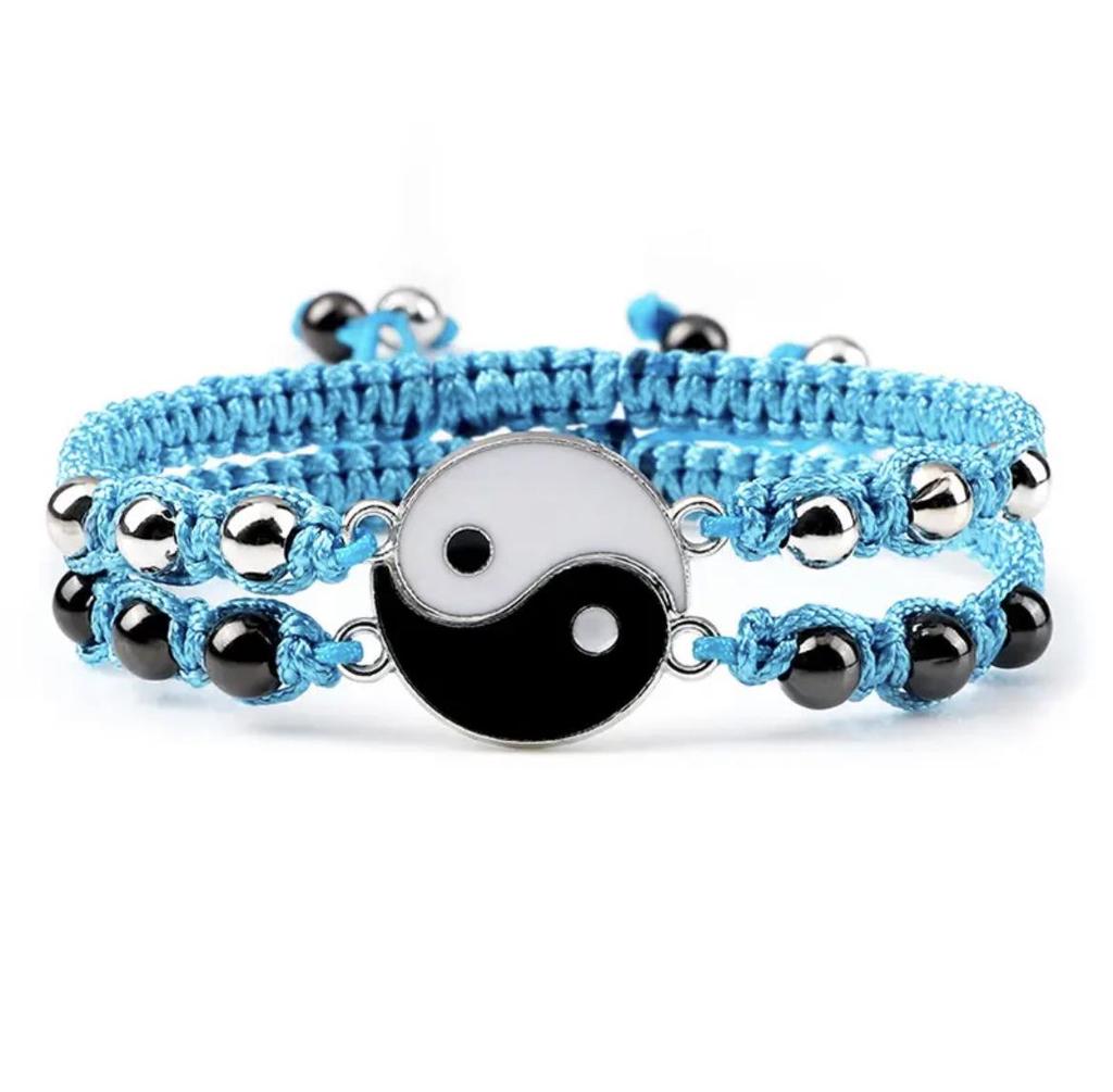 Brățară Magnetică Tai Chi Dragon Totem Yin Yang - Accesoriu de Cuplu Unisex la Modă
