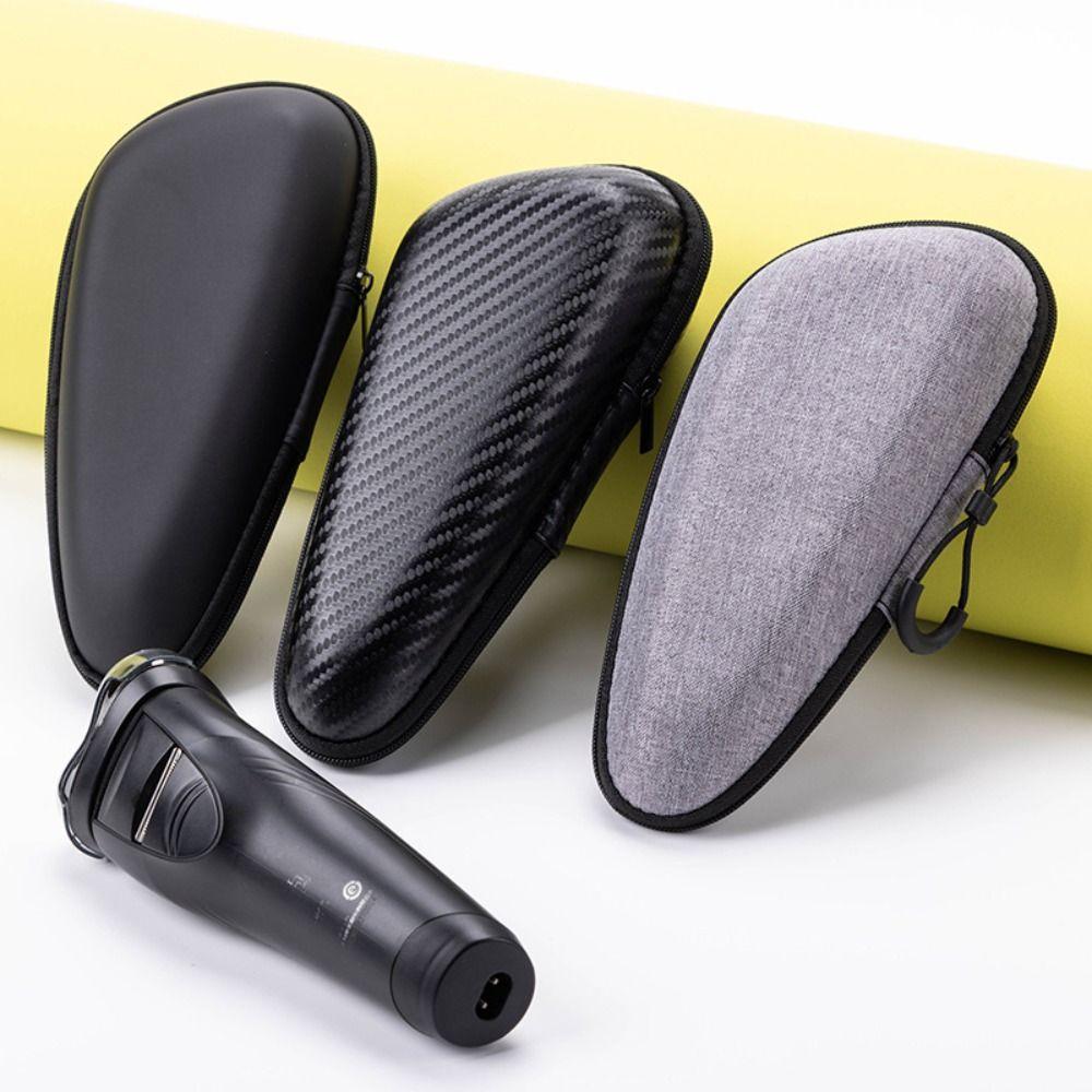 High Quality Portable Razor Storage Bag Large Capacity Waterproof Scraper Box EVA Triangle Protective Sleeve Men