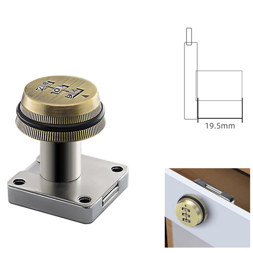 Cabinet Drawer Password Lock Digital Code Lock Office File Drawer Combination Password Code Anti-theft Furniture Hardware