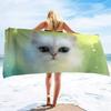 Kitten Cat Microfiber Beach Towel,Oversized Soft Absorbent Quick Dry Sand Free Thin Lightweight Beach Towel,Pool Swimming Towels