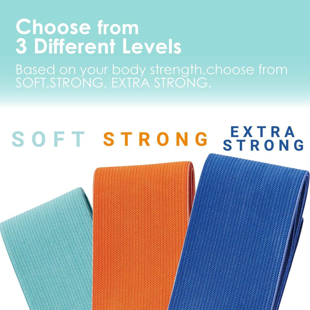 Eclear Sports Training Fabric with Storage Band and Training Light Blue Tube, Soft, Tear-Resistant Type, Booklet, (HCF-TBFSBUL)