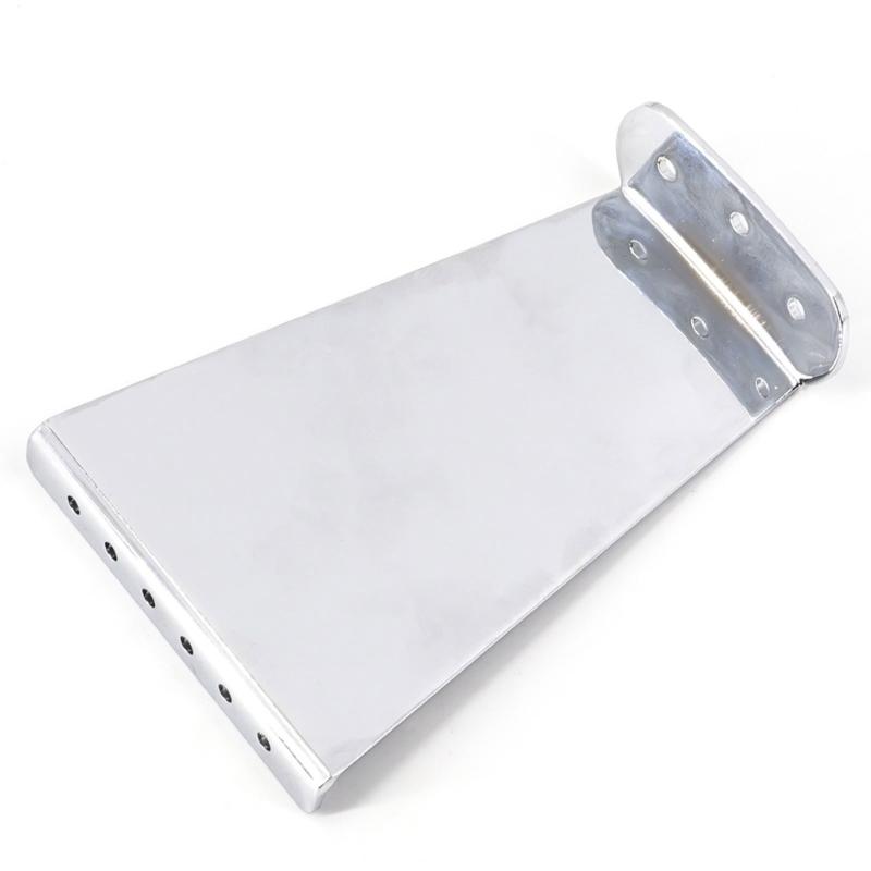 Universals Metal Guitar Bridge Tailpiece Electric Guitar Tailpiece Replacement Resonator for Enhanced Performances