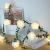 1.5m 10-LED Rose Flower String Light Romantic Festival Wedding Decorative Lamp,2A Constant Light