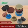 Nylon Snap-on Decorative Plastic Hole Plug Cover for Furniture