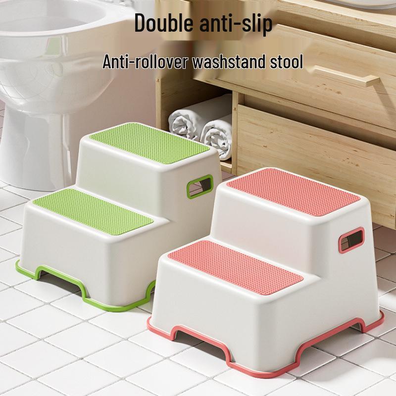 Children's Step Stool for Toilet, Toothbrushing, and Hand Washing