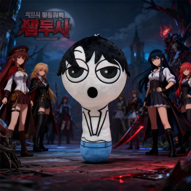 25CM New Hot Anime Figure Kpop Demons Hunters Creative Rhythm Box Plush Cute Pillow Soft Dolls for Fans Christmas Birthday Gifts