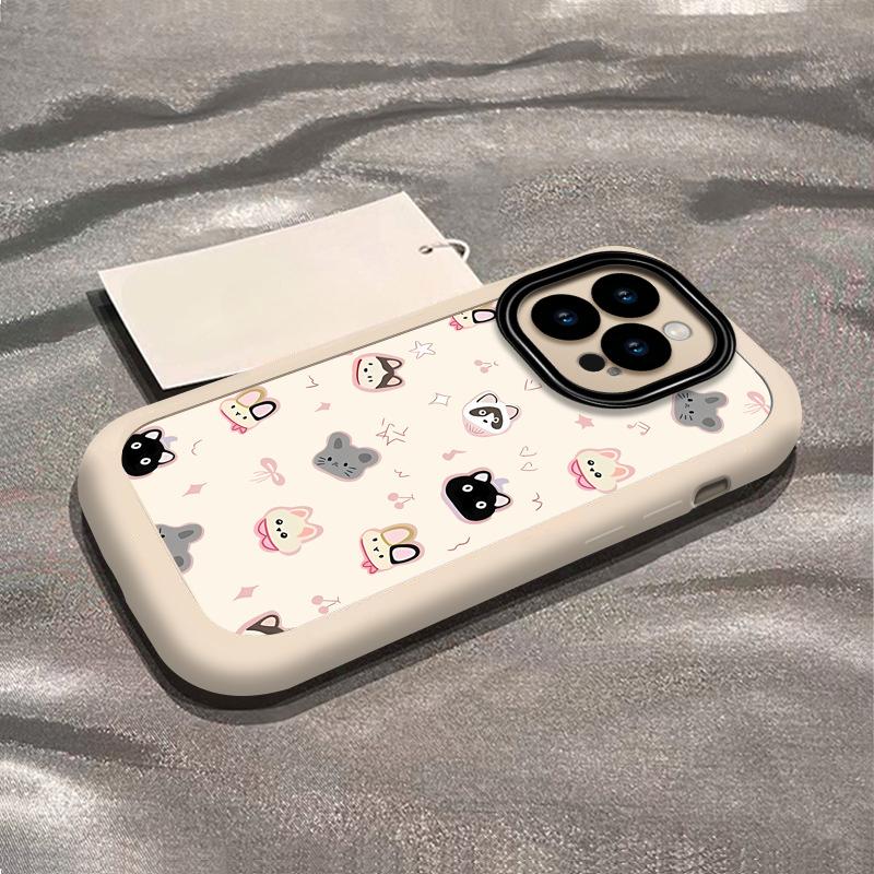 Niedlicher Tierkopf Vollbild Geeignet für IPhone16promax15 Apple 14plus Handyhülle 13 Advanced