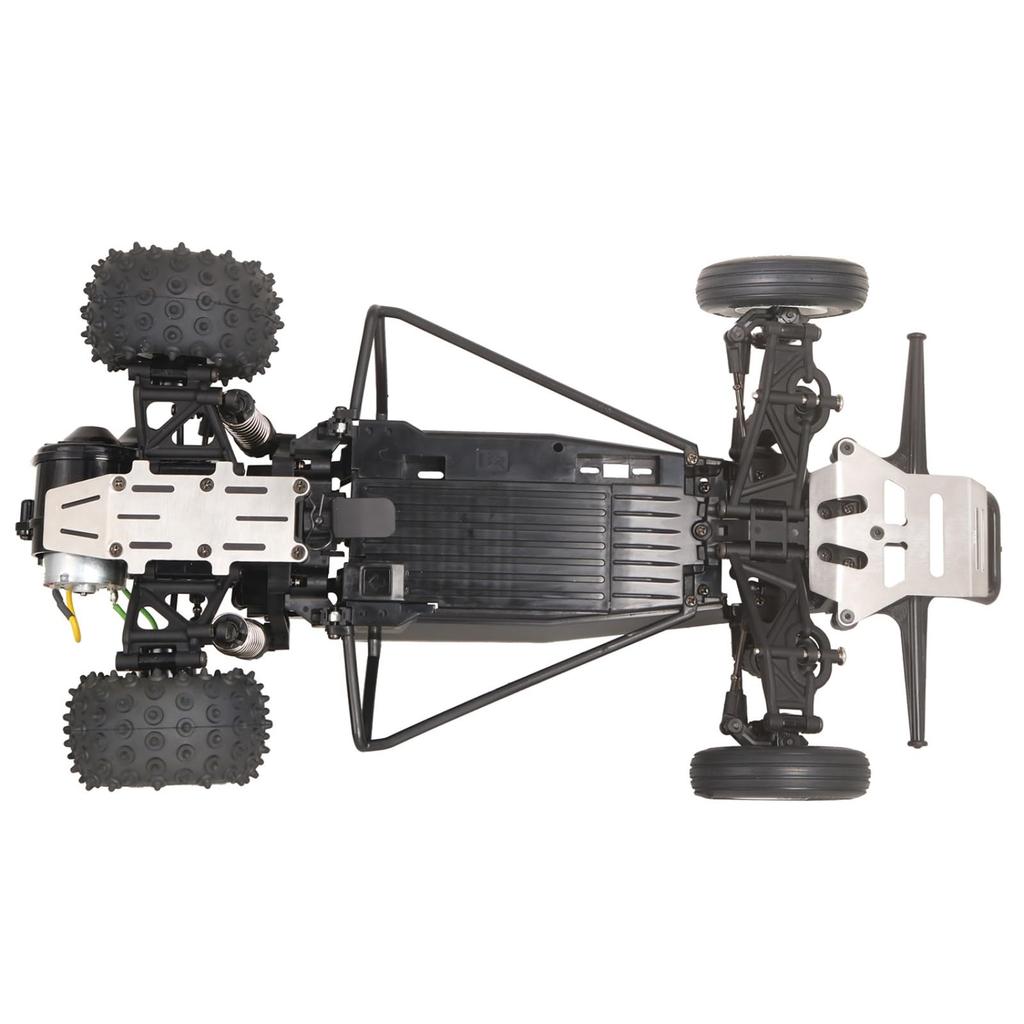 XBERSTAR RC Chassis Armor for Tamiya 1/10 Hornet EVO RC, Front and Rear Chassis Guards, Stainless Steel Skid Plates