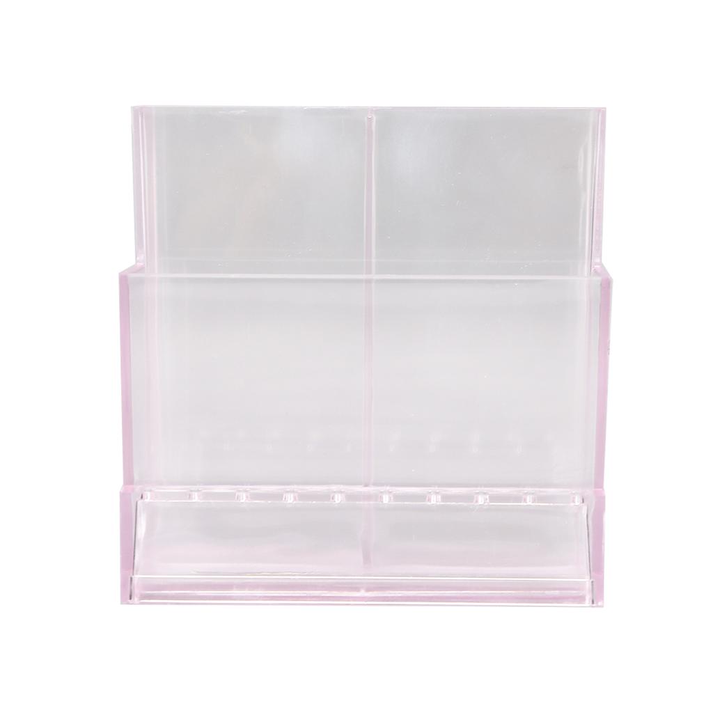 Nail Drill Machine Storage Box Acrylic Manicure Tool Storage Box Nail Art Storage Rack Pink